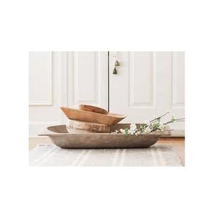 Cuenco de Madera Tallado a Mano Estilo Vintage, Cuenco para Pan de Estilo Antiguo para Decoración de Mesa y Fabricación de Velas, Regalo para el Hogar al por Mayor - Product Image 1