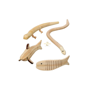 Jouets en bois écologiques faits à la main à partir de bois naturel, jouet sûr pour l'apprentissage et le développement des enfants - Product Image 4