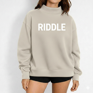 Pull long en tricot pour femme, col montant oversize, hiver, décontracté, toucher doux, coupe ample, style streetwear - Product Image 1