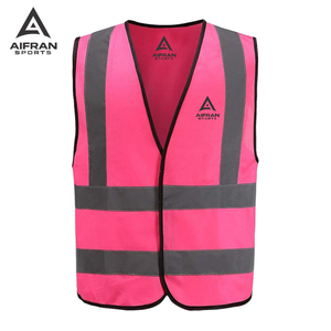 Chaleco de Seguridad Reflectante Impermeable Aifran, Logotipo Personalizado, Tela Oxford, Resistente al Viento, Ropa de Trabajo de Poliéster - Product Image 4