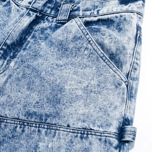 Hecho en Pakistán con precio razonable, totalmente personalizado, estilo único, pantalones cortos de mezclilla rectos para uso urbano. - Product Image 5