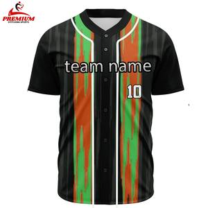 Créez votre propre maillot de baseball personnalisé avec impression par sublimation, respirant, confortable, unisexe. Vente en gros OEM. - Product Image 3