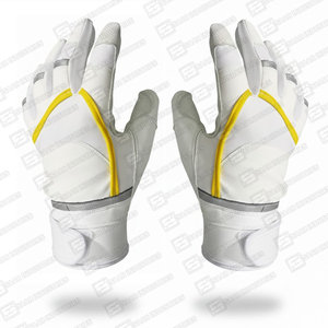 Gants de frappe de baseball professionnels SAAR INDUSTRIES en cuir de vachette Cabretta légers et résistants, multicolores, pour l'entraînement - Product Image 5