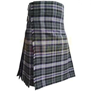 Kilt de Tartan National écossais noir traditionnel fait à la main pour les hommes motif de Camouflage utilitaire écossais - Product Image 4