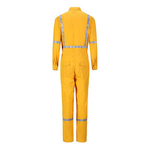 High Visibility Breathable <b>Waterproof</b> Reflective Strips Unisex Safety <b>Work</b> Coverall Construction Workwear Suit - Product Image 6