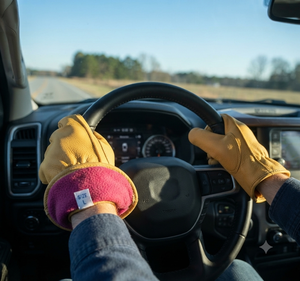 Heavy-Duty Cowhide Leather Driving <b>Gloves</b> Heat Resistance Elastic Wristlet Latex-Free Industrial Safety Hand Arm Protection - Product Image 2