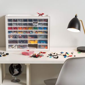 Organiseur de petites pièces, armoire à 44 tiroirs pour le rangement et l'organisation des écrous, boulons et composants électroniques - Product Image 2