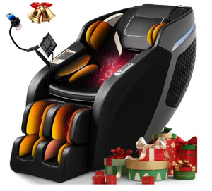 HOT SALE NEW FAV Upgraded 4D Massage Chair Full Body, <b>Zero</b> <b>Gravity</b> SL-Track Massage Chair <b>Recliner</b> with AI, Body Scan - Product Image 4