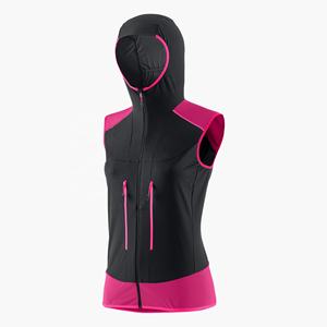 Chaleco Cortavientos Softshell para Mujer, Sin Mangas, para Viajes, Deportes, Trabajo, Chaqueta Ligera - Product Image 4