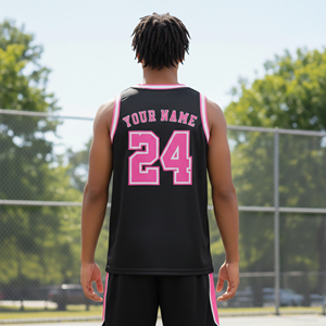 Maillot de basketball unisexe OEM personnalisé avec nom et numéro imprimés, sans manches, séchage rapide, professionnel, respirant, grandes tailles, logo et couleur personnalisables - Product Image 6