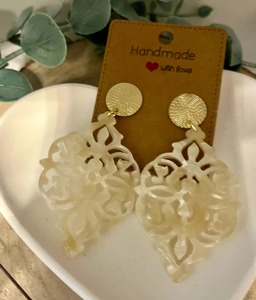 Simple Elegance <b>Resin</b> Earrings Minimalist <b>Resin</b> Earrings <b>Clear</b> Style <b>Resin</b> Earrings Wholesale Factory Price Item Use <b>Resin</b> - Product Image 4