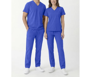 New 100% Cotton Stretch Medical Scrubs Breathable Orthopaedic Surgeon Working <b>Set</b> Durable Veterinary Top+ Pants <b>Doctor</b> Uniforms - Product Image 4