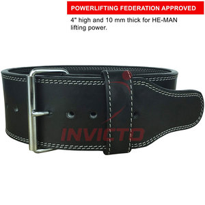 Cinturón de Levantamiento de Pesas de Cuero Personalizado, Cinturón de Entrenamiento para Gimnasio y Fitness, Compre un Cinturón de Levantamiento de Pesas Personalizado - Product Image 4