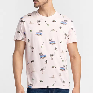 เสื้อยืดผู้ชายทรงเข้ารูปผ้าโพลีเอสเตอร์/คอตตอนลำลองจากผู้ผลิตปากีสถาน พร้อมโลโก้ด้านหน้า แห้งเร็ว และสีที่สามารถกำหนดเองได้ - Product Image 5