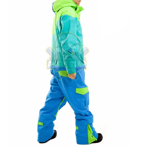 Wholesale Hooded Breathable <b>Ski</b> Uniform Warm Winter High Visibility New Design Stock Customizable Wool Zipper Nylon/Polyester - Product Image 4