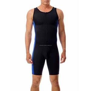 Combinaison de surf unisexe noire et bleue, épaisse et chaude, 3 mm, résistante au froid et adaptée au snorkeling - Product Image 3