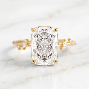 2 carat Women's Rose Gold Cushion Brilliant Cut Diamond <b>Solitaire</b> Engagement <b>Ring</b> Classic Style Natural Diamond Jewelry luxury - Product Image 1