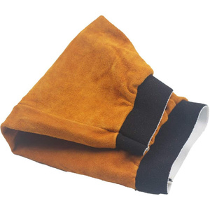 Mangas Protectoras de Cuero Vacuno Resistentes a Altas Temperaturas, Mangas Largas de Seguridad para Soldadura - Product Image 3