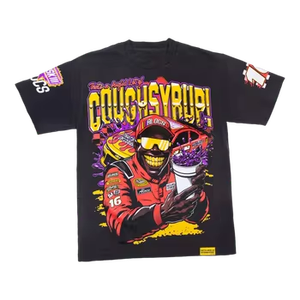 เสื้อยืดคอตตอน 100% ทรงปกติ พิมพ์ลาย "THAT'S A AWFUL LOT OF COUGH SYRUP" ดีไซน์สั่งทำพิเศษ สไตล์วินเทจ สำหรับฤดูร้อน บริการ OEM - Product Image 1