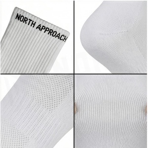 Chaussettes de sport NORTH APPROACH en coton blanc respirant avec logo sur le bord, pour adultes, décontractées, été - Product Image 4
