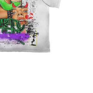 Oversized Streetwear T-Shirt <b>Men</b> Short Sleeve Cotton Jersey Printed O-Neck Regular Fit Pattern Design - Product Image 3