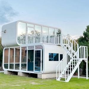 <span class=keywords><strong>Mini</strong></span>-maison préfabriquée en acier économique et populaire, type Apple Cabin, à montage rapide, conteneur de bureau étanche de 20 pieds ou 40 pieds - Product Image 1