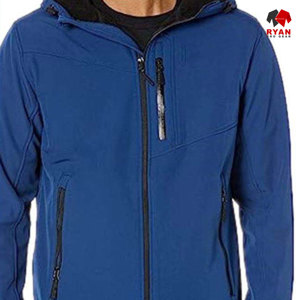 แจ็คเก็ตซอฟต์เชลล์แบบสั่งทำพิเศษสำหรับผู้ชาย ยี่ห้อ Ryan Pro Gear พร้อมซิปปิดและบริการพิมพ์โลโก้ตามแบบ - Product Image 2