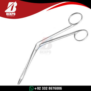 Pinzas Nasales Manuales de Calidad Premium, 18.5 cm, Acero Inoxidable, Instrumento Quirúrgico de Otorrinolaringología - Product Image 3