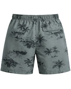 Shorts de Baño Personalizados para Hombre con Estampado de Palmeras, Secado Rápido, Shorts de Playa, Shorts de Surf, Cintura Elástica con Cordón, OEM Personalizado - Product Image 2