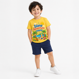 เสื้อยืดแขนยาวคอกลมสีพื้น Island Adventure Tropical Explorer สำหรับผู้ชาย ผ้าเจอร์ซีย์ลำลอง 100% ผ้าฝ้าย ทรงปกติ สั่งทำได้ - Product Image 2
