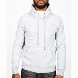 OEM ODM personalizado Unisex 100% algodón 500gsm Sudadera con capucha de gran tamaño de talla grande Jersey bordado Logo estampado patrón sólido para hombres y mujeres - Product Image 5