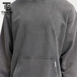 เสื้อฮู้ดดี้ผู้ชายสไตล์ลำลองและเอาท์ดอร์ ล้างสีแบบแอซิดวอช คุณภาพพรีเมียม รุ่นใหม่ล่าสุด เนื้อผ้านุ่ม ผลิตด้วยเทคนิคแอซิดวอช - Product Image 6