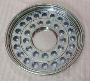 Premium Stainless Steel Holy Communion Tray Set 33 Cups Stable Bottom Ring <b>Mirror</b> Finish Deluxe Plastic Cups Durable Dishwasher - Product Image 5