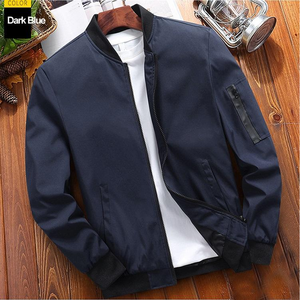Chaqueta Bomber Personalizada para Hombre, 100% Algodón, Chaqueta Casual Ajustada con Bordado Personalizado - Product Image 3