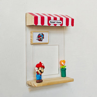 Jolie coque de protection pour interrupteur Mario, cadre de protection d'interrupteur en acrylique, décoration murale pour entrée