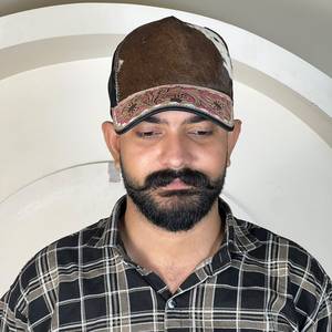 Gorra Deportiva de Cuero Genuino con Diseño Floral Grabado a Mano, Visera Curva y Parche de Piel de Vaca, Estilo Vaquero Occidental para Hombre y Mujer - Product Image 3