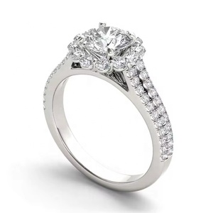 Anillos de Compromiso y Boda, Último Diseño, Joyería Personalizada, Fabricante en India, Todos los Tamaños, Oro, Diamante Natural 14k/18k, Romántico - Product Image 5