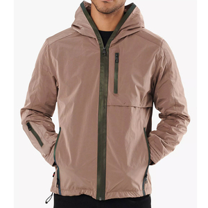 Stylish Streetwear Windbreaker <b>Jacket</b> <b>Lightweight</b> Outdoor <b>Running</b> Casual Hooded Breathable <b>Lightweight</b> - Product Image 4