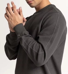 เสื้อสเวตเชิ้ตคอกลมผู้ชาย ผ้าโพลีเอสเตอร์/คอตตอนฟลีซ หนัก 280 กรัม ปักโลโก้ตามสั่ง กันลม ระบายอากาศได้ดี เหมาะสำหรับฤดูหนาว - Product Image 5