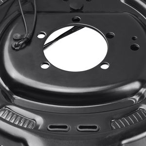 Kit de freno eléctrico para remolque de 7000 lb con montaje de 5 orificios, 12 x 2 pulgadas, 2 pares de frenos de camión autoajustables con respaldo - Product Image 6