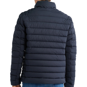 Chaqueta Acolchada de Alta Calidad para Hombre, MOQ Bajo, Chaqueta de Burbujas, Chaqueta de Invierno para Exteriores, Talla Grande, Negra, Marca Personalizada, Cuello Alto - Product Image 2