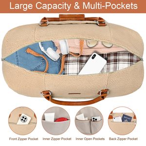 Bolsa de Viaje de Cuero Vacuno Estilo Personalizado con Cierre de Cremallera, Ecológica y de Gran Capacidad - Product Image 4