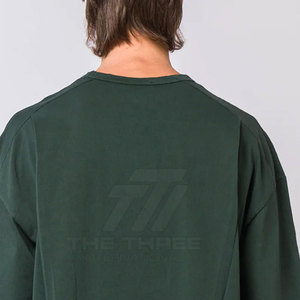 Camisetas Extra Grandes de Felpa Francesa Premium para Hombre, Transpirables, 100% Algodón en la Parte Delantera, Manga Corta, Interior Suave, Cómodas, Modernas y Urbanas - Product Image 6