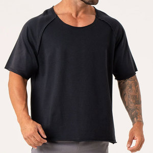 Camiseta Deportiva Antiarrugas de Verano, Manga Corta, Cuello Redondo, Color Liso, 100% Algodón, Transpirable, Cómoda y de Secado Rápido, Venta al Por Mayor - Product Image 1