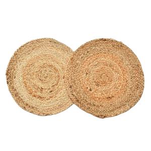 Nuevo juego de posavasos de mimbre para té, accesorios de cocina, posavasos de yute de mimbre con soporte, diseño único hecho a mano - Product Image 1