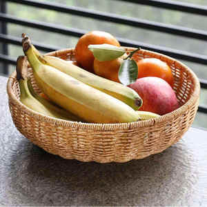 Cesta de Almacenamiento de Ratán Tejida a Mano de Lujo a Precio Económico, Diseño Atractivo, Ecológica, Duradera, Decoración Vintage para Baño - Product Image 3