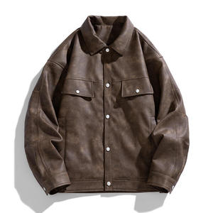 Classic <b>Mens</b> <b>Leather</b> <b>Jacket</b> Designed For Streetwear Styling Casual Wear And Everyday Use - Product Image 1