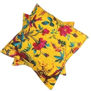 Fundas de cojín decorativas de algodón hechas a mano, diseño bordado a mano, étnico, novedad - Product Image 2