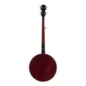 Banjo 5 cordes exquis en bois et métal avec dos et éclisses en palissandre, manche en okoumé - Product Image 2