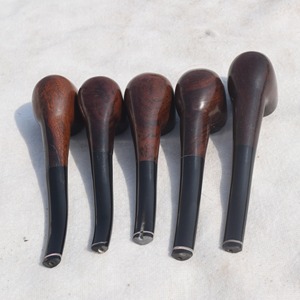 Pipa de Tabaco de Madera, Pipa para Fumar Simple y Fácil de Limpiar, Acabado Natural, Agarre Cómodo, Diseño Clásico - Product Image 1